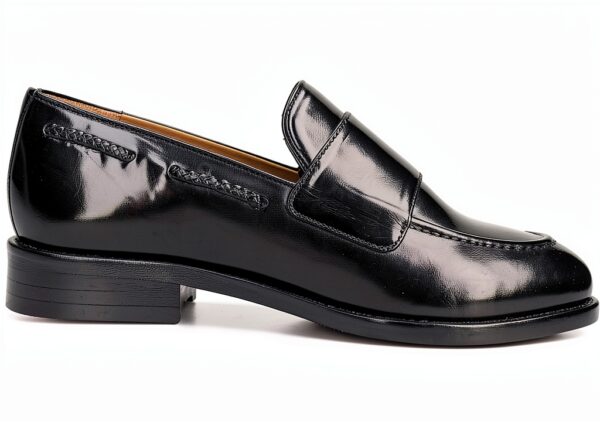 Chaussures bateau femme Melvin Hamilton cuir noir-1
