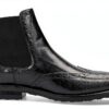 Chaussures homme cuir Melvin Hamilton carré noir-1