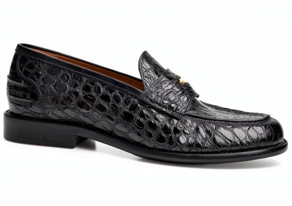 Chaussure femme Luxe cuir noir - modèle élégant, talon plat 2 cm, EU-6