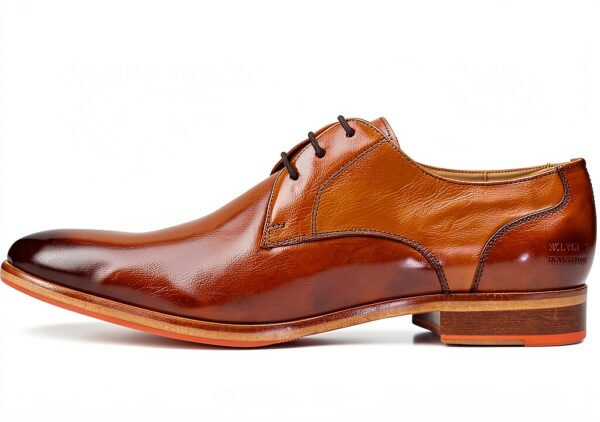 Chaussures Oxfords homme Melvin & Hamilton cuir veau marron pointu-2