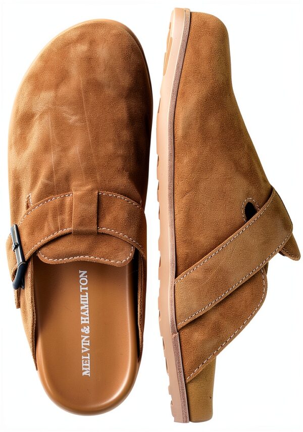 Sandales homme en cuir Melvin & Hamilton modèle 128740 Marron 39-47-5