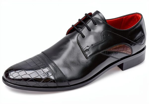 Chaussures Oxfords homme Melvin & Hamilton modèle 128939 noir cuir-2