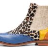 Chaussures femme en cuir Melvin & Hamilton 127894 semelle orange-0