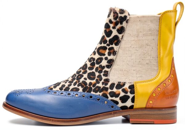 Chaussures femme en cuir Melvin & Hamilton 127894 semelle orange-0