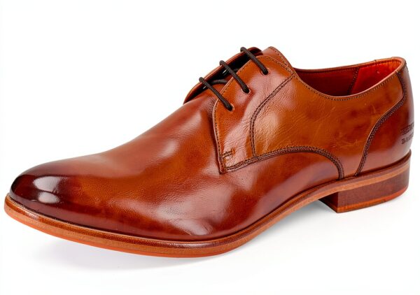 Chaussures Oxfords homme Melvin & Hamilton cuir veau marron pointu-0