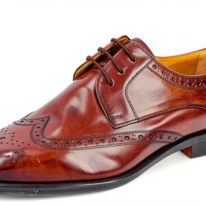 Chaussures Oxfords hommes Melvin & Hamilton Marron cuir fait main-0