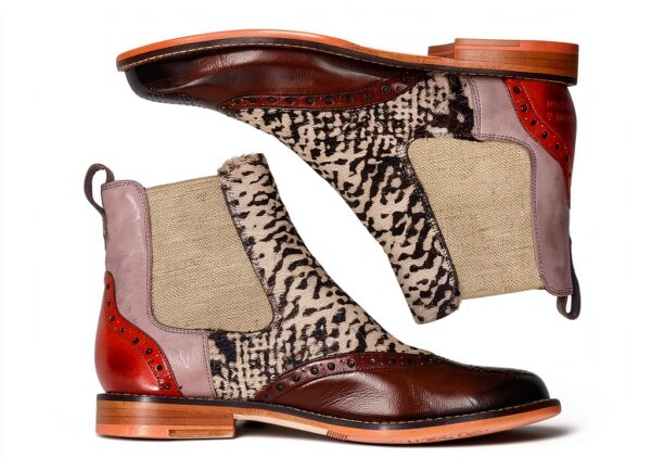 Bottes femme en cuir Melvin & Hamilton modèle 108872 gris 36 EU-6