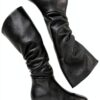 Melvin & Hamilton Chaussures Femme Cuir Noir Semelle Cuir-Gomme-5