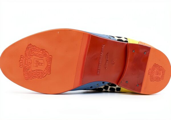 Chaussures femme en cuir Melvin & Hamilton 127894 semelle orange-4