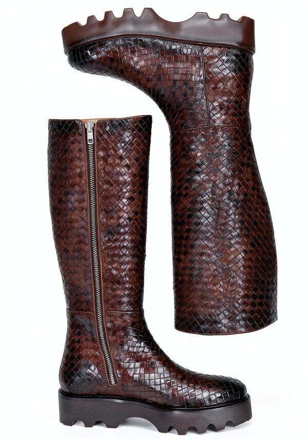 Bottes femme en cuir Marron Melvin & Hamilton modèle 126121-5