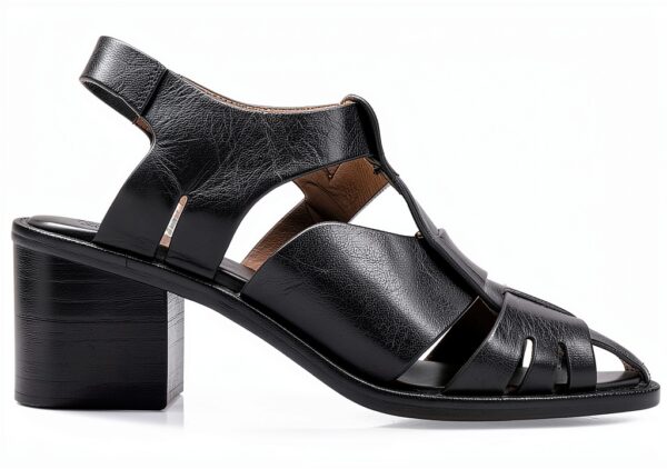 Melvin & Hamilton Sandales Femme Noires Cuir Fait Main 36-43 EU-1