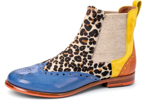 Chaussures femme en cuir Melvin & Hamilton 127894 semelle orange-2