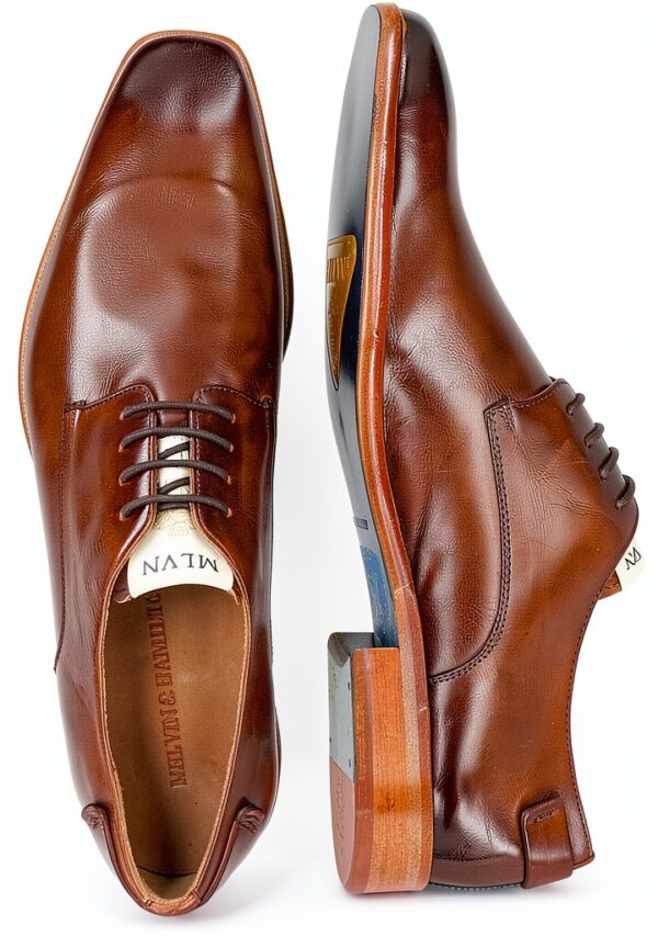 Chaussures Oxfords homme Melvin & Hamilton cuir veau noir taille 45 EU-5