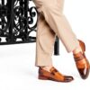 Chaussures bateau homme Melvin & Hamilton cuir beige taille 42-46-6