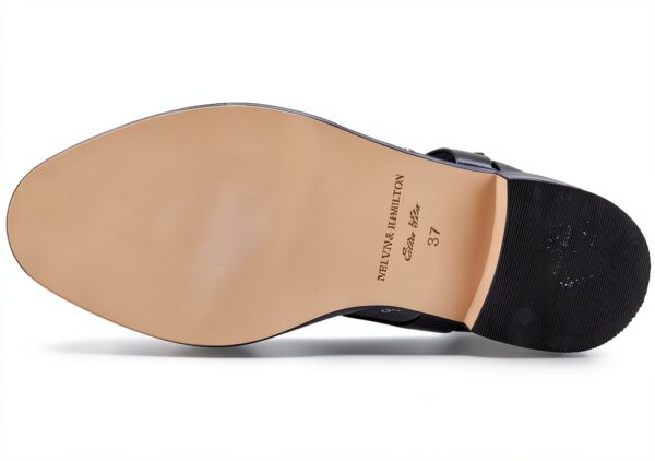 Melvin & Hamilton Sandales Femme Noires Cuir Fait Main 36-43 EU-3