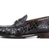 Chaussure femme Luxe cuir noir - modèle élégant, talon plat 2 cm, EU-0