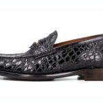 Chaussure femme Luxe cuir noir - modèle élégant, talon plat 2 cm, EU-0