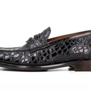 Chaussure femme Luxe cuir noir - modèle élégant, talon plat 2 cm, EU-0