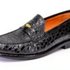 Chaussure femme Luxe cuir noir - modèle élégant, talon plat 2 cm, EU-2