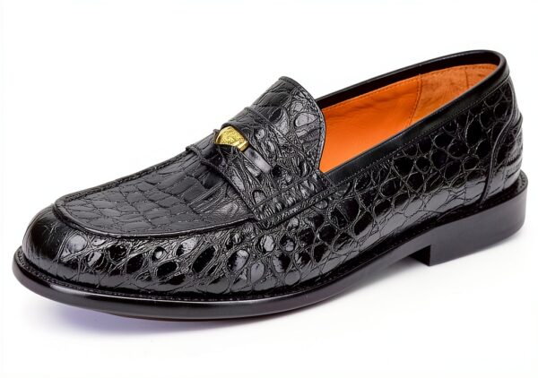 Chaussure femme Luxe cuir noir - modèle élégant, talon plat 2 cm, EU-2