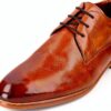 Chaussures Oxfords homme Melvin & Hamilton cuir veau marron pointu-4