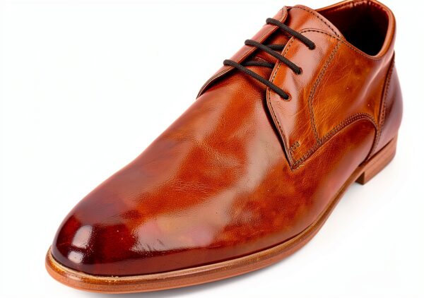 Chaussures Oxfords homme Melvin & Hamilton cuir veau marron pointu-4