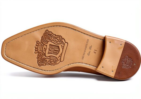 Chaussures bateau homme Melvin & Hamilton cuir beige taille 42-46-3