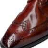 Chaussures Oxfords hommes Melvin & Hamilton Marron cuir fait main-4