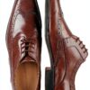 Chaussures Oxfords hommes Melvin & Hamilton Marron cuir fait main-5