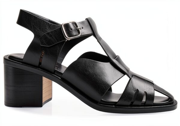 Melvin & Hamilton Sandales Femme Noires Cuir Fait Main 36-43 EU-6