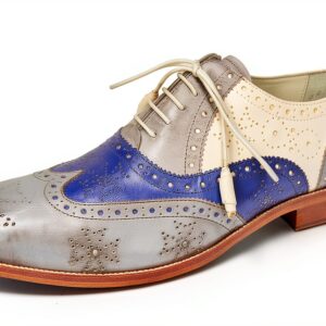 Chaussures Oxfords hommes Melvin Hamilton Cuir de veau pointu Bleu-0