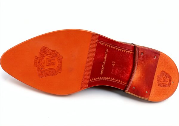 Chaussures Oxfords homme Melvin & Hamilton cuir veau marron pointu-3