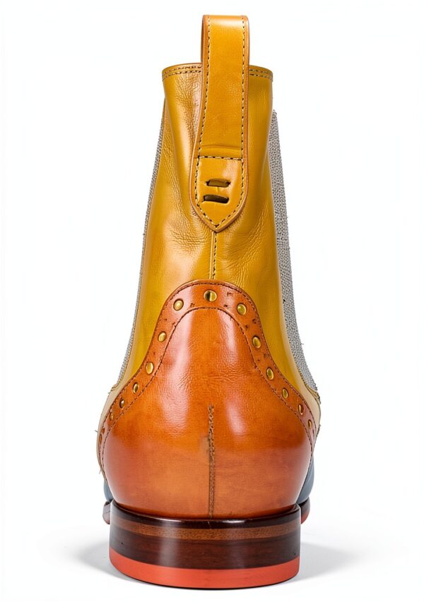 Chaussures femme en cuir Melvin & Hamilton 127894 semelle orange-3