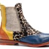 Chaussures femme en cuir Melvin & Hamilton 127894 semelle orange-6