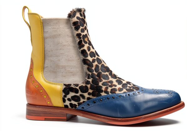 Chaussures femme en cuir Melvin & Hamilton 127894 semelle orange-6