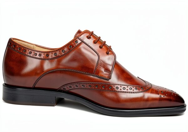 Chaussures Oxfords hommes Melvin & Hamilton Marron cuir fait main-1