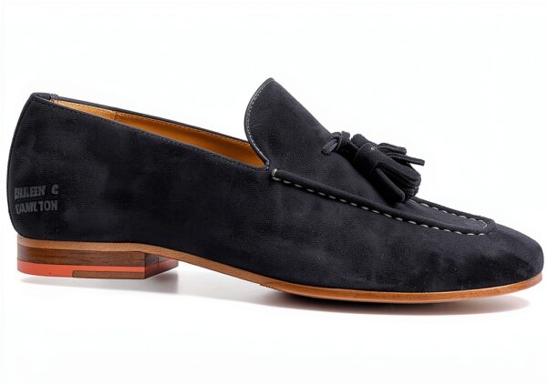 Chaussures homme Melvin & Hamilton en cuir fait main – modele Bleu 43-6