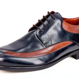 Chaussures Oxford Homme Melvin Hamilton Toni 36 Bleu Cuir Fait Main-0