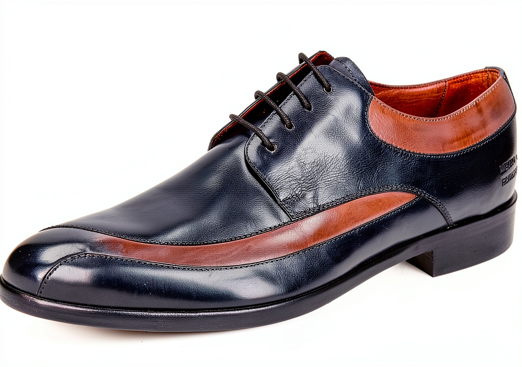Chaussures Oxford Homme Melvin Hamilton Toni 36 Bleu Cuir Fait Main sur un parquet en chêne