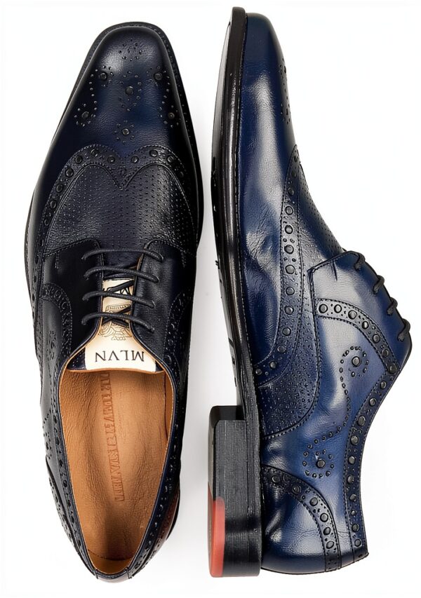 Chaussures Oxford Homme Melvin et Hamilton Dylan 2 Plat Bleu 41 EU-5