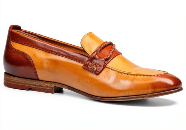 Mocassin Homme Melvin & Hamilton Santo 1 Loafer Cuir Veau Marron 43 EU-1