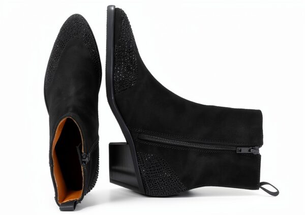 Bottine femme Melvin & Hamilton Bridie 5 en cuir noir, taille 42 EU-5
