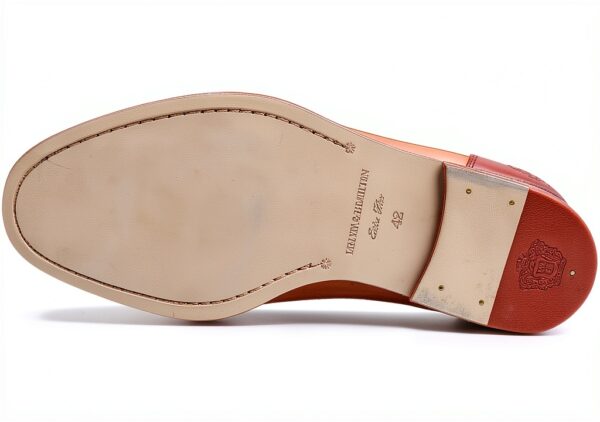 Mocassin Homme Melvin & Hamilton Santo 1 Loafer Cuir Veau Marron 43 EU-3