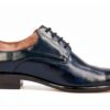 Chaussures Oxford Homme Melvin Hamilton Toni 36 Bleu Cuir Fait Main-1