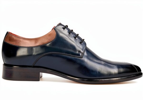 Chaussures Oxford Homme Melvin Hamilton Toni 36 Bleu Cuir Fait Main-1