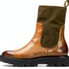 Melvin & Hamilton Bottine Femme Sally 149 Vert Cuir Fait Main-2