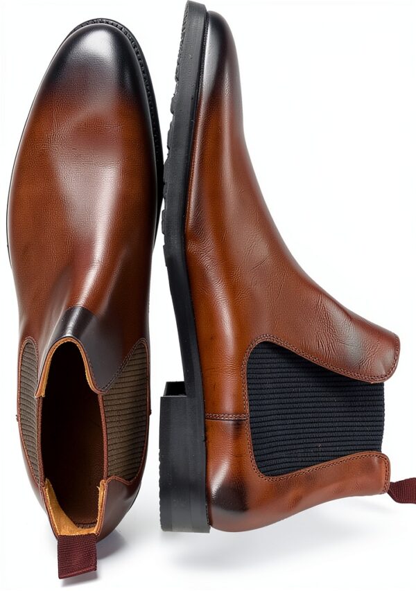 Bottine Chelsea Homme Melvin & Hamilton Clint 7 cuir marron taille 46-5