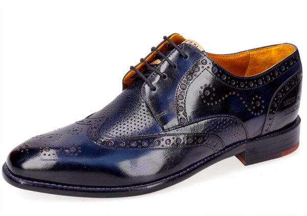 Chaussures Oxford Homme Melvin et Hamilton Dylan 2 Plat Bleu 41 EU-0