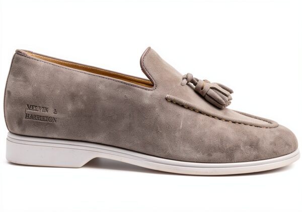 Chaussure bateau Melvin & Hamilton Homme en cuir gris taille 45 EU-6