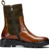 Melvin & Hamilton Bottine Femme Sally 149 Vert Cuir Fait Main-1